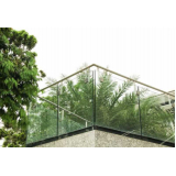 corrimão vidro em escada para orçar Jardim Riacho
