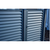 portao de aluminio garagem valor Pedra azul